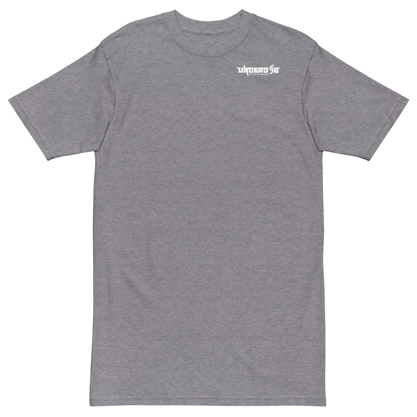 Grey Underdog Men’s premium heavyweight tee