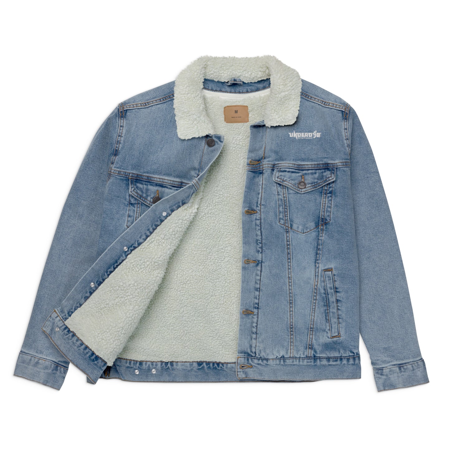 Underdog Unisex denim sherpa jacket