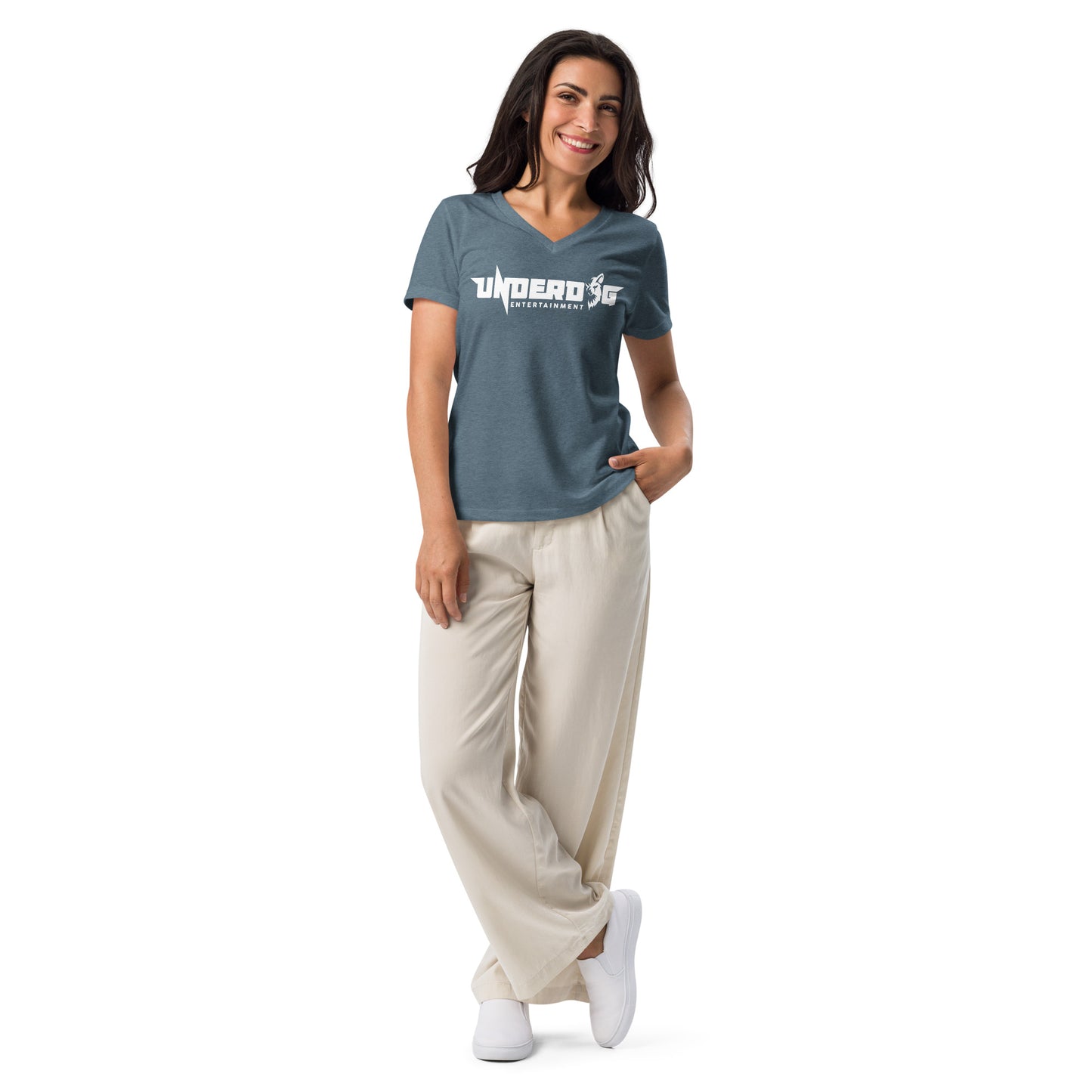 Underdog Women’s relaxed v-neck t-shirt