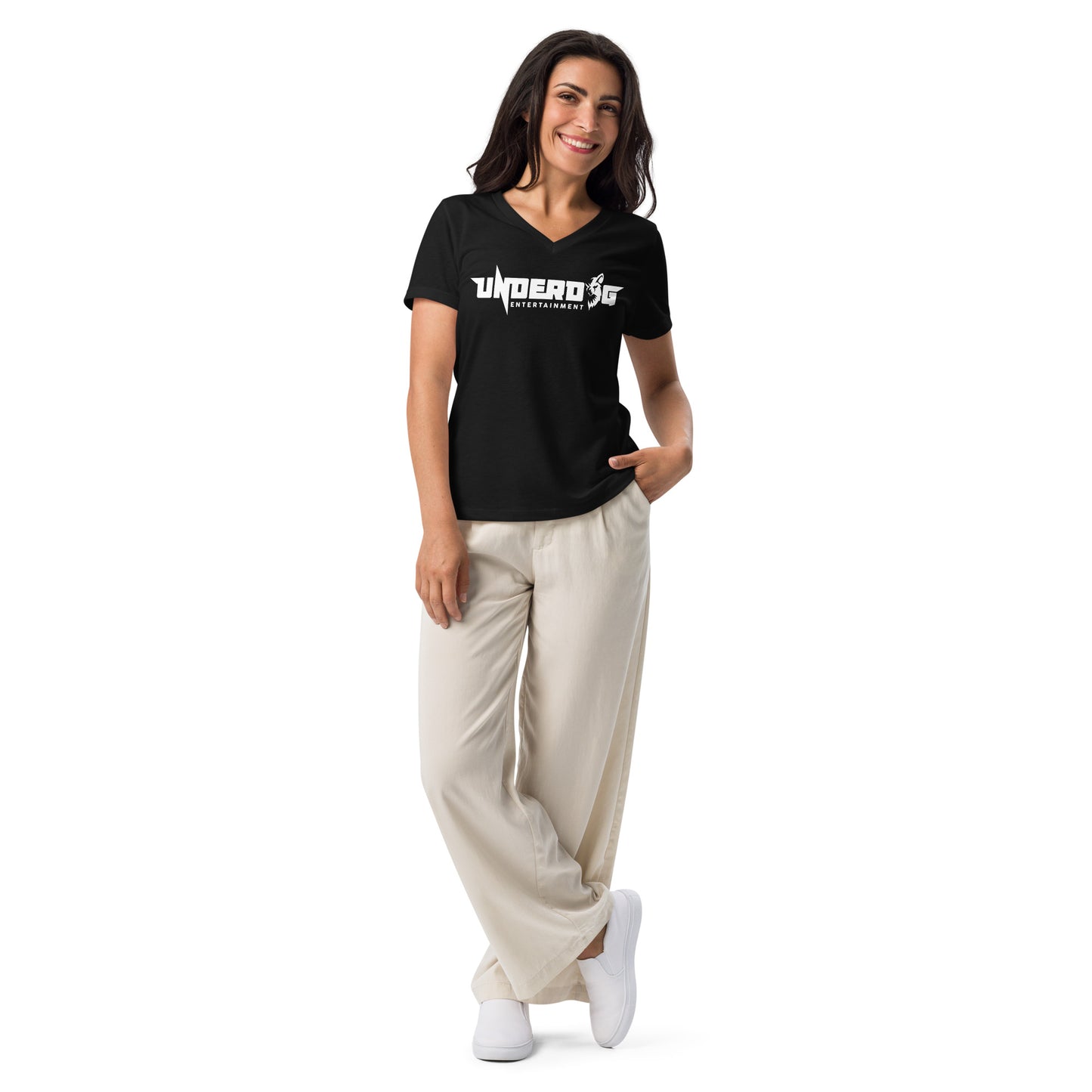 Underdog Women’s relaxed v-neck t-shirt